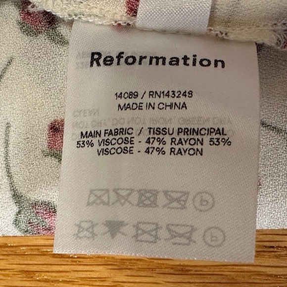 Reformation Marlowe Print Slip Dress - Picture 3 of 3